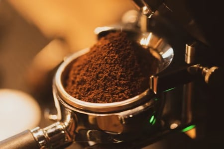 Ground coffee